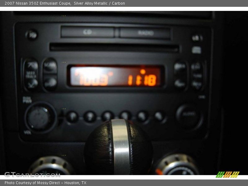 Silver Alloy Metallic / Carbon 2007 Nissan 350Z Enthusiast Coupe