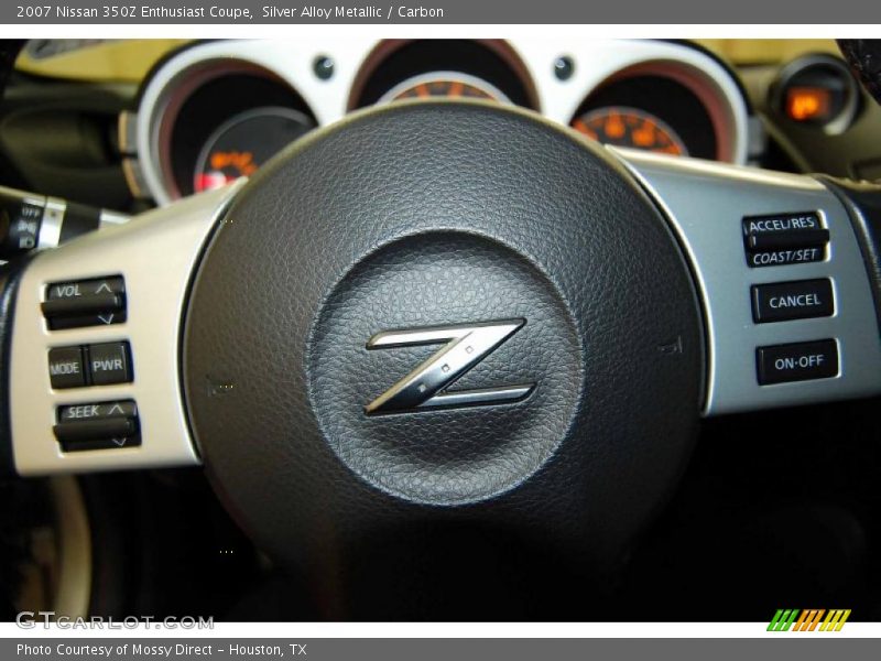 Silver Alloy Metallic / Carbon 2007 Nissan 350Z Enthusiast Coupe