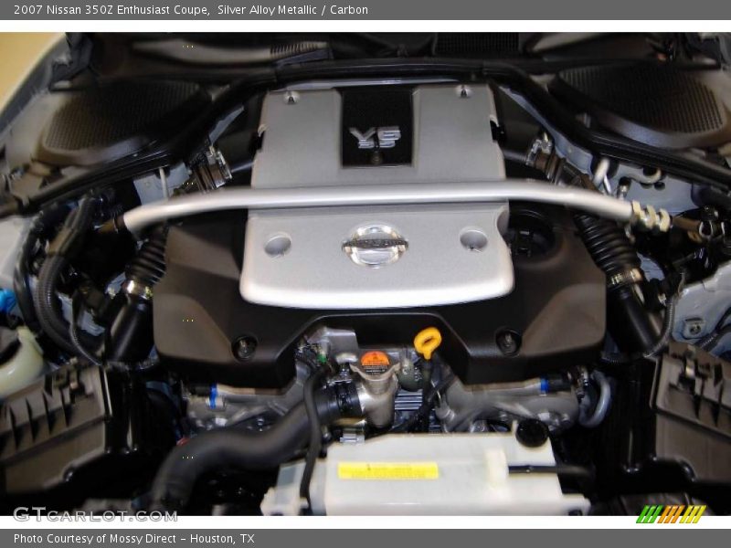 Silver Alloy Metallic / Carbon 2007 Nissan 350Z Enthusiast Coupe