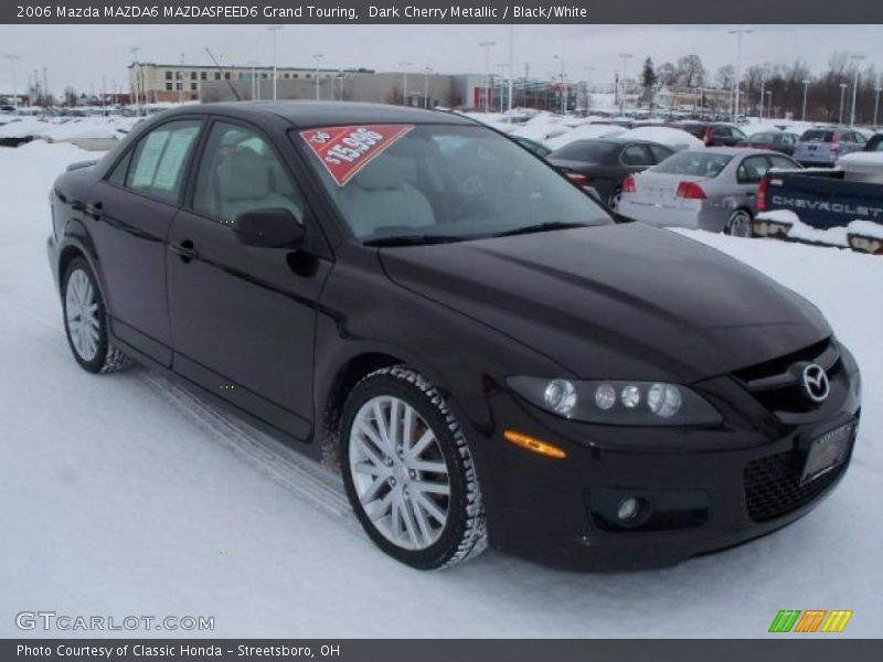 Dark Cherry Metallic / Black/White 2006 Mazda MAZDA6 MAZDASPEED6 Grand Touring