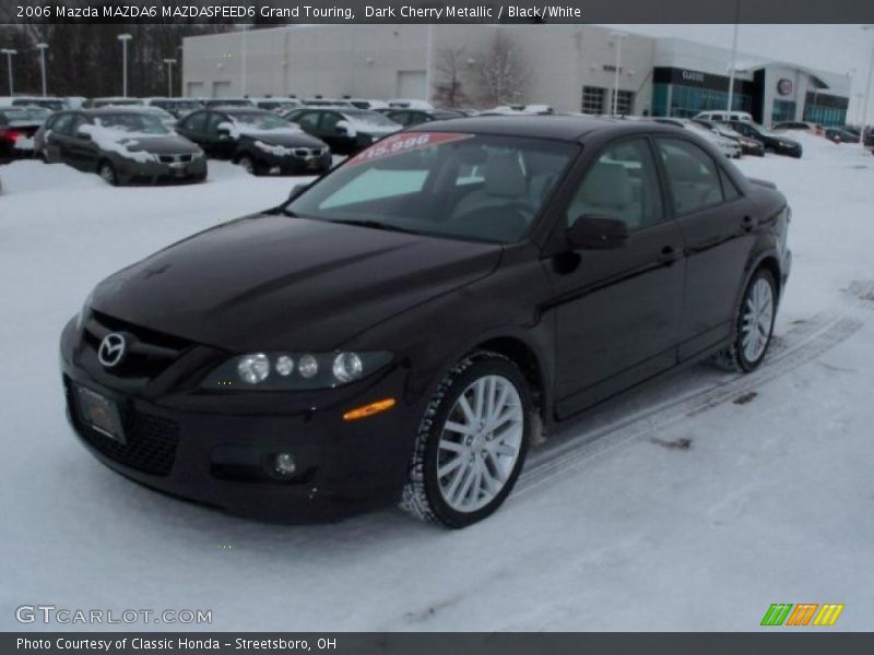 Dark Cherry Metallic / Black/White 2006 Mazda MAZDA6 MAZDASPEED6 Grand Touring