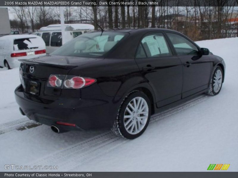 Dark Cherry Metallic / Black/White 2006 Mazda MAZDA6 MAZDASPEED6 Grand Touring