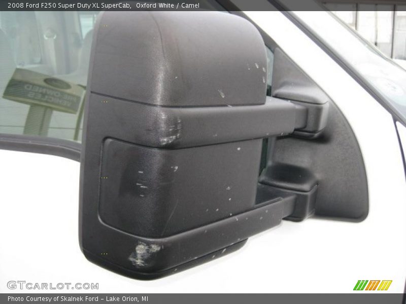 Oxford White / Camel 2008 Ford F250 Super Duty XL SuperCab