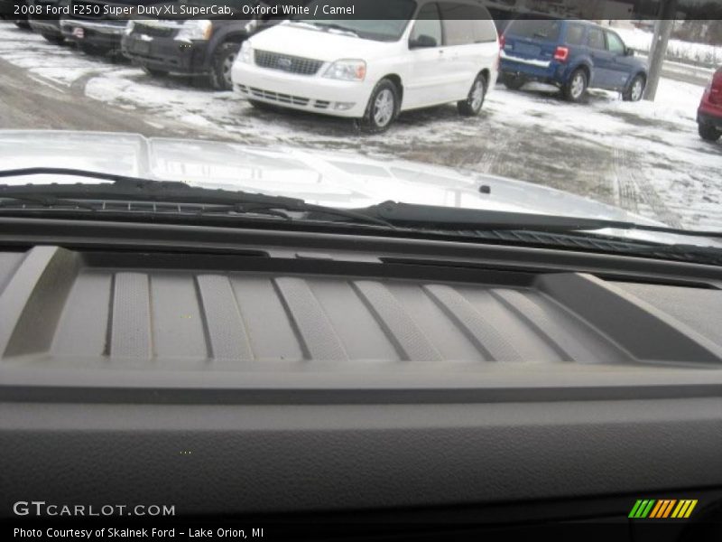 Oxford White / Camel 2008 Ford F250 Super Duty XL SuperCab