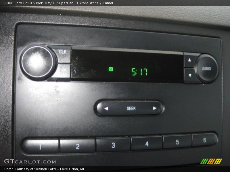 Oxford White / Camel 2008 Ford F250 Super Duty XL SuperCab