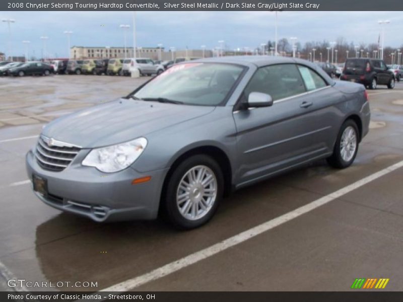 Silver Steel Metallic / Dark Slate Gray/Light Slate Gray 2008 Chrysler Sebring Touring Hardtop Convertible