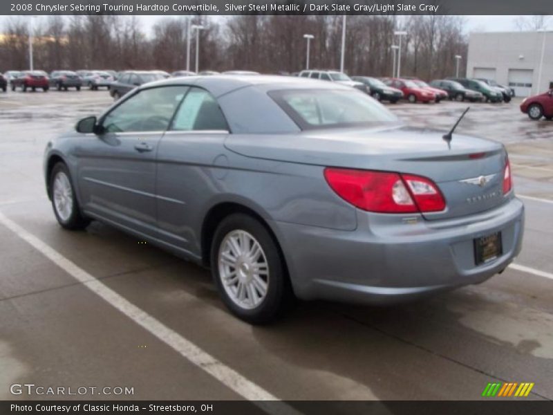 Silver Steel Metallic / Dark Slate Gray/Light Slate Gray 2008 Chrysler Sebring Touring Hardtop Convertible