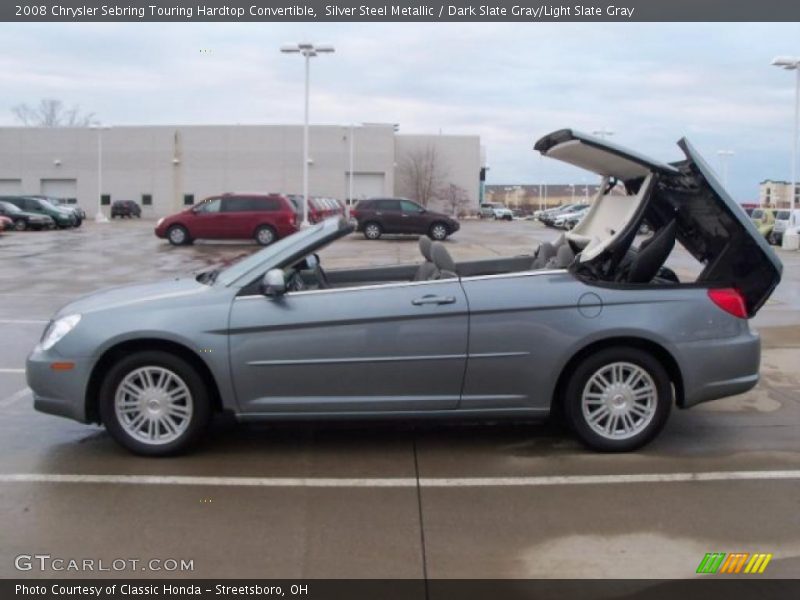 Silver Steel Metallic / Dark Slate Gray/Light Slate Gray 2008 Chrysler Sebring Touring Hardtop Convertible