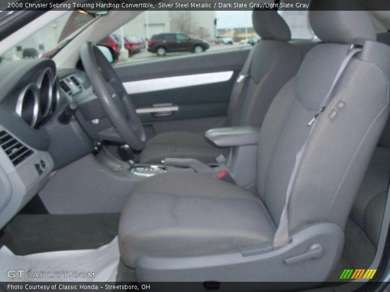 Silver Steel Metallic / Dark Slate Gray/Light Slate Gray 2008 Chrysler Sebring Touring Hardtop Convertible