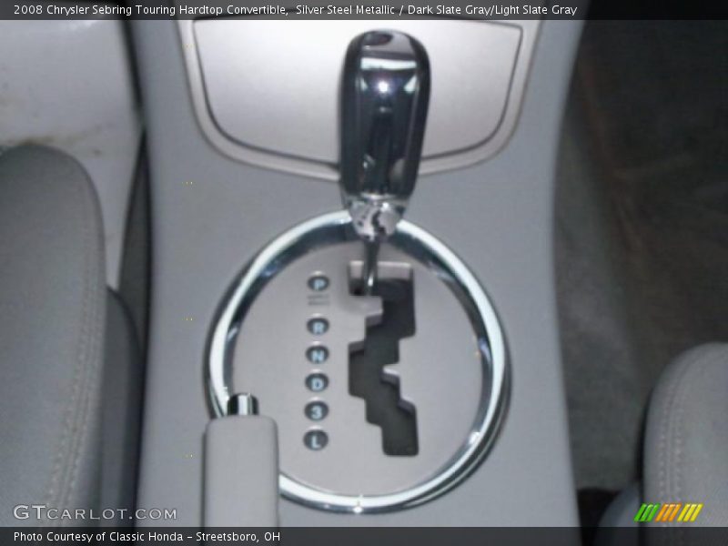 Silver Steel Metallic / Dark Slate Gray/Light Slate Gray 2008 Chrysler Sebring Touring Hardtop Convertible