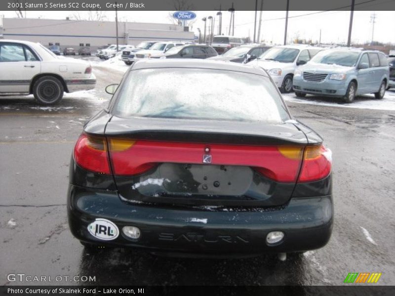Green / Black 2001 Saturn S Series SC2 Coupe