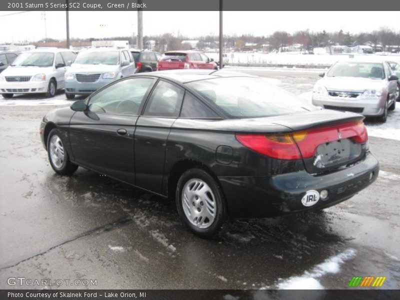 Green / Black 2001 Saturn S Series SC2 Coupe