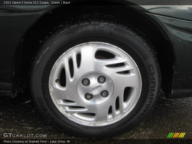 Green / Black 2001 Saturn S Series SC2 Coupe