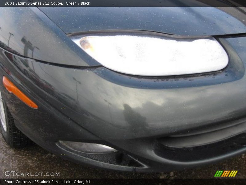 Green / Black 2001 Saturn S Series SC2 Coupe