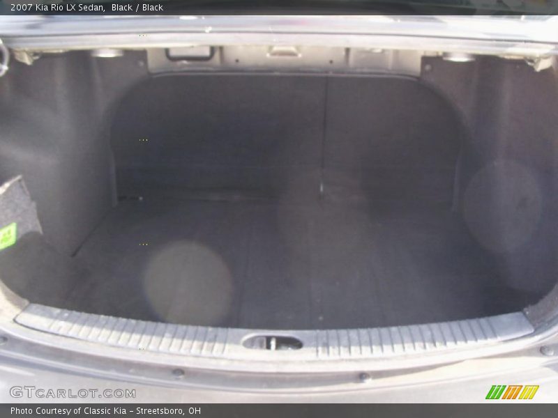 Black / Black 2007 Kia Rio LX Sedan