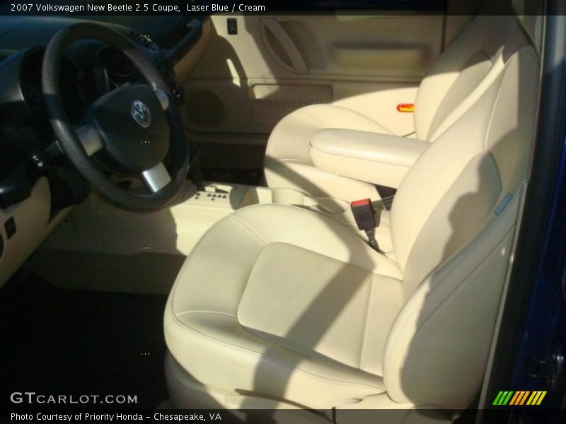  2007 New Beetle 2.5 Coupe Cream Interior