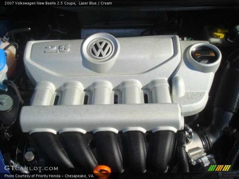  2007 New Beetle 2.5 Coupe Engine - 2.5 Liter DOHC 20 Valve 5 Cylinder