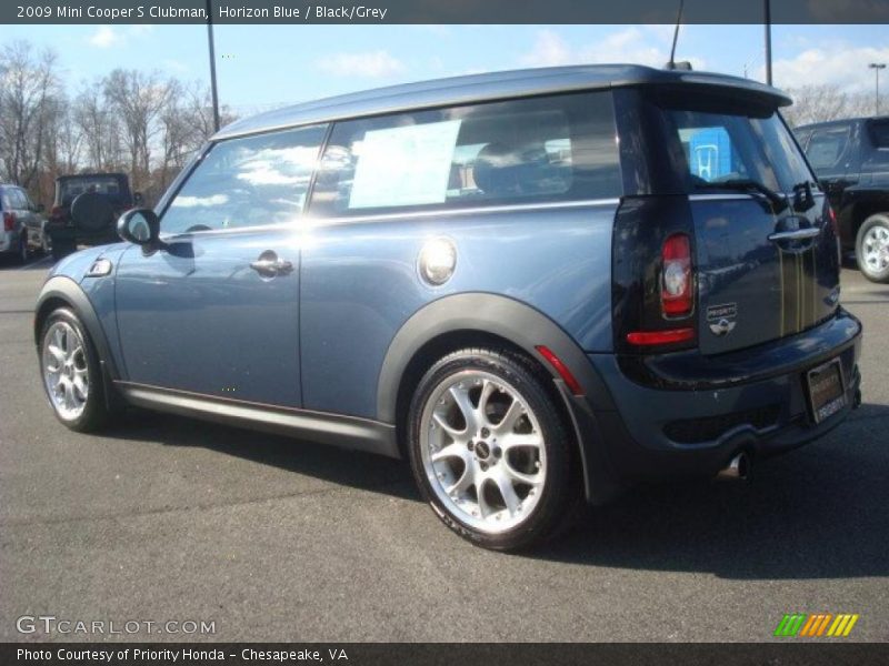 Horizon Blue / Black/Grey 2009 Mini Cooper S Clubman