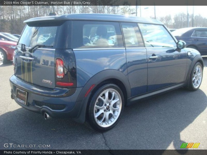 Horizon Blue / Black/Grey 2009 Mini Cooper S Clubman
