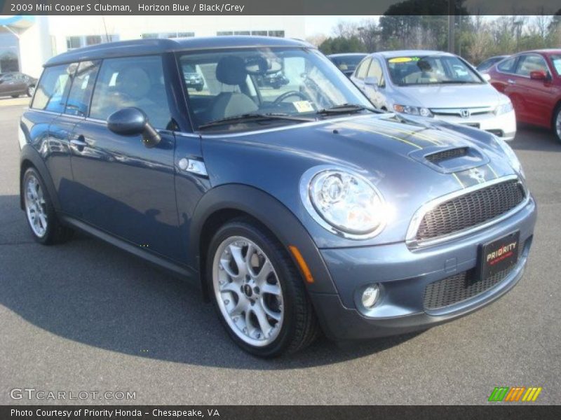 Horizon Blue / Black/Grey 2009 Mini Cooper S Clubman
