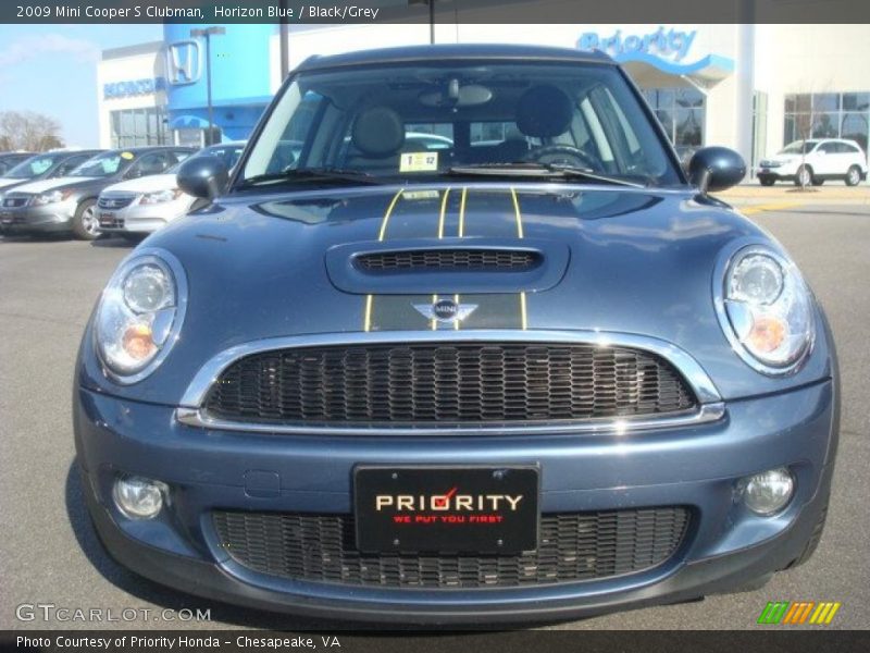 Horizon Blue / Black/Grey 2009 Mini Cooper S Clubman
