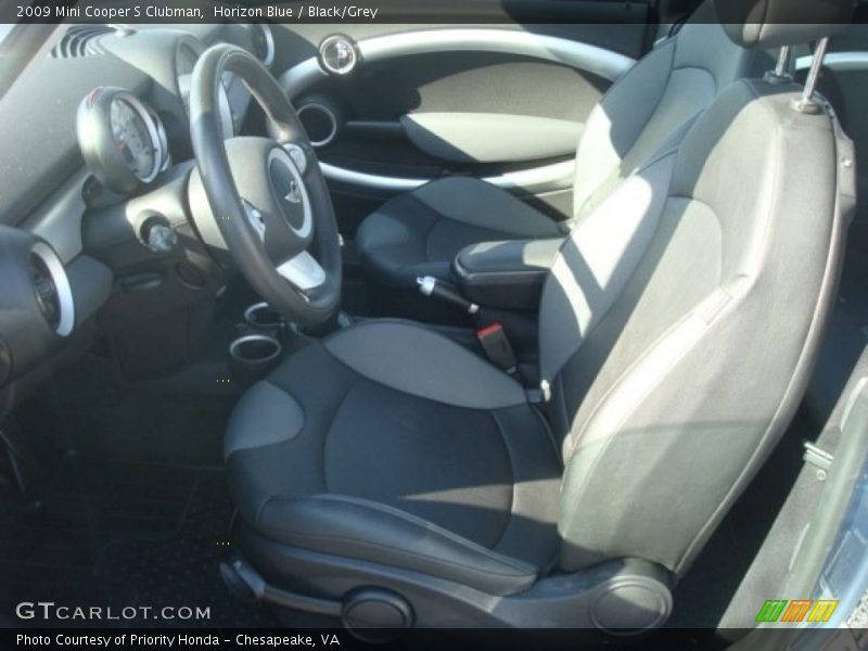 Horizon Blue / Black/Grey 2009 Mini Cooper S Clubman