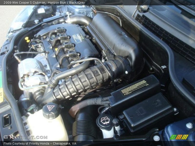 Horizon Blue / Black/Grey 2009 Mini Cooper S Clubman