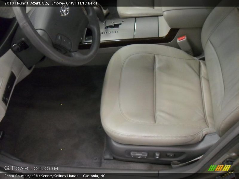 Smokey Gray Pearl / Beige 2010 Hyundai Azera GLS