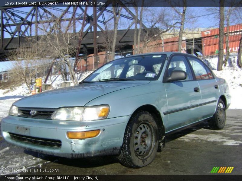 Teal Mist Metallic / Gray 1995 Toyota Corolla DX Sedan
