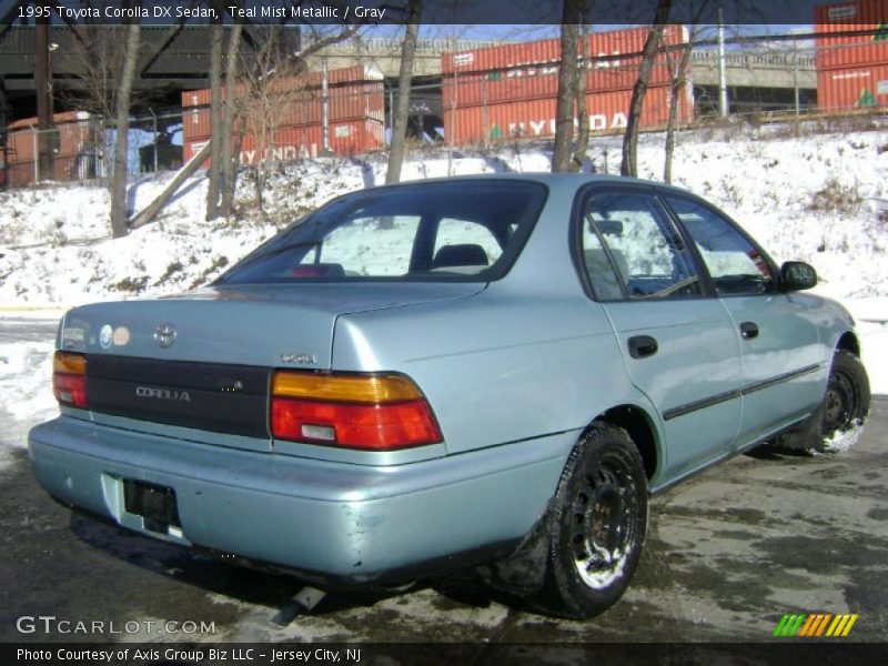 Teal Mist Metallic / Gray 1995 Toyota Corolla DX Sedan