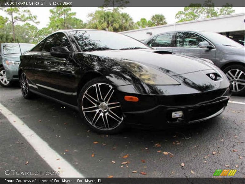 Black / Black 2000 Toyota Celica GT
