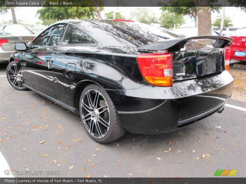 Black / Black 2000 Toyota Celica GT
