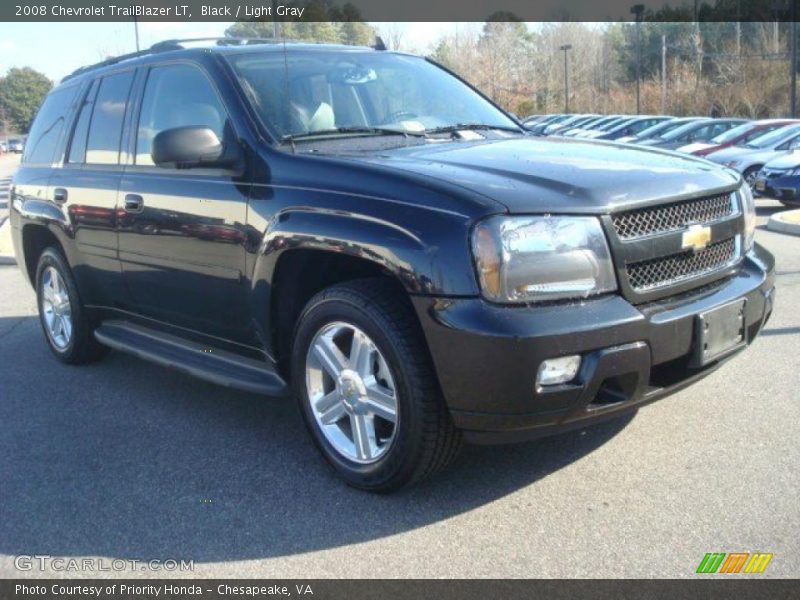 Black / Light Gray 2008 Chevrolet TrailBlazer LT