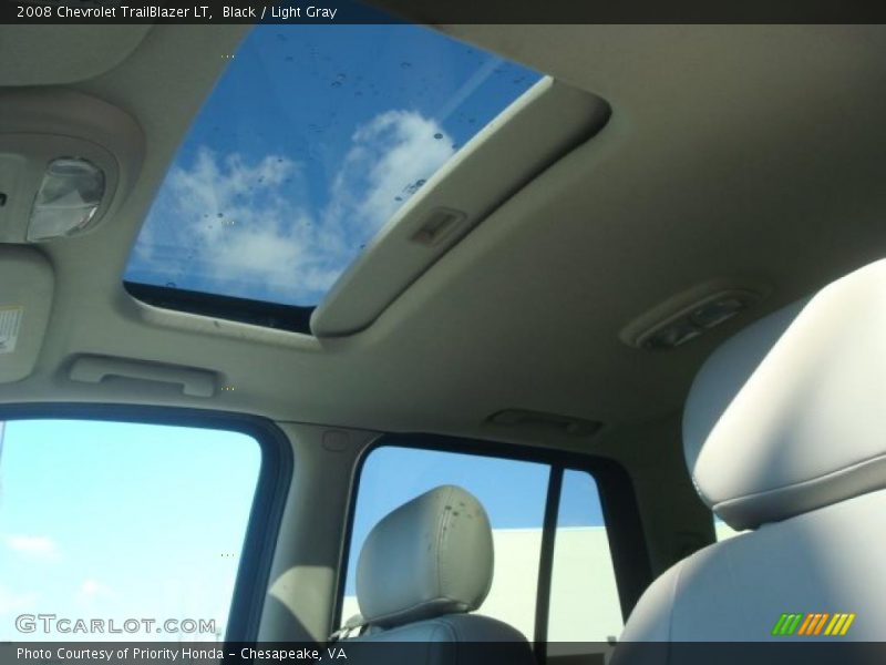 Black / Light Gray 2008 Chevrolet TrailBlazer LT