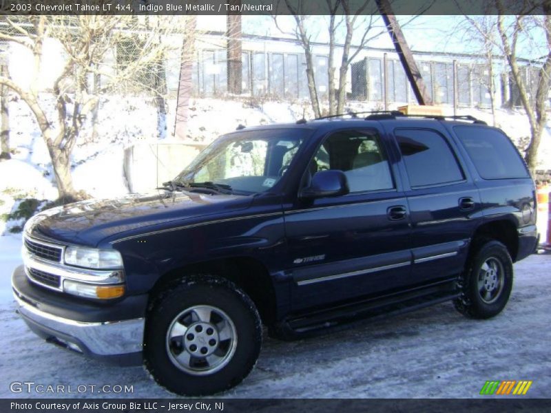 Indigo Blue Metallic / Tan/Neutral 2003 Chevrolet Tahoe LT 4x4