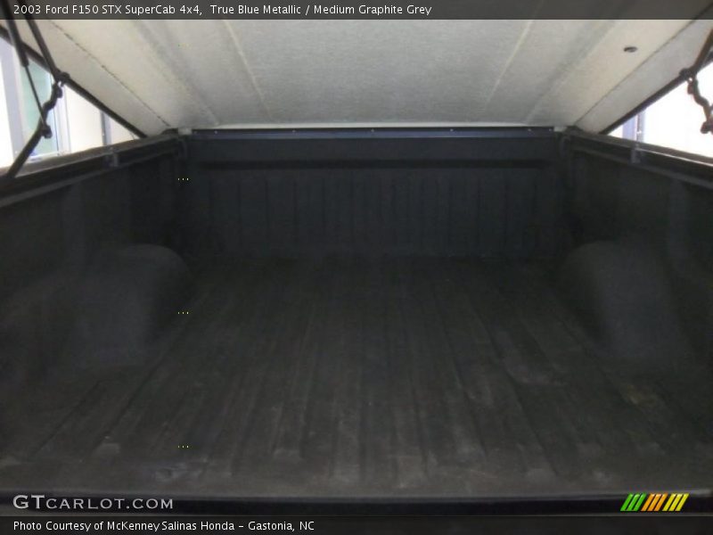 True Blue Metallic / Medium Graphite Grey 2003 Ford F150 STX SuperCab 4x4