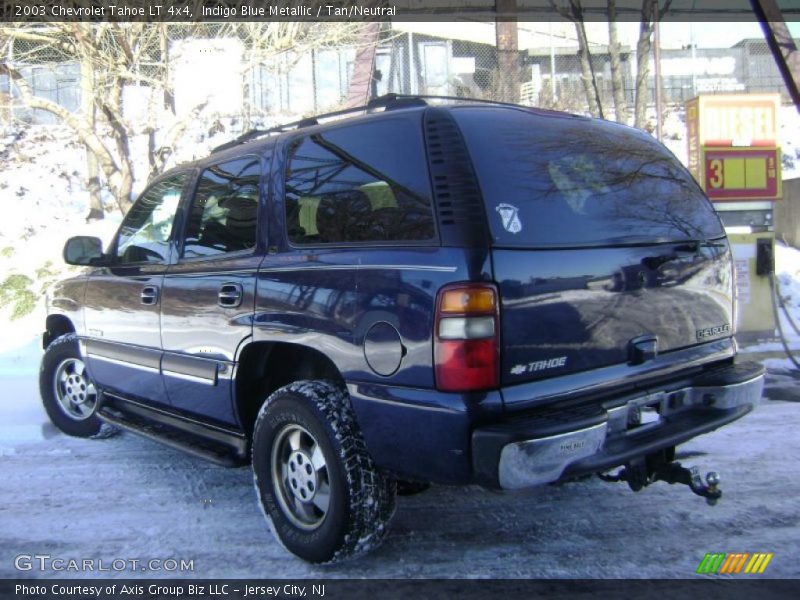 Indigo Blue Metallic / Tan/Neutral 2003 Chevrolet Tahoe LT 4x4
