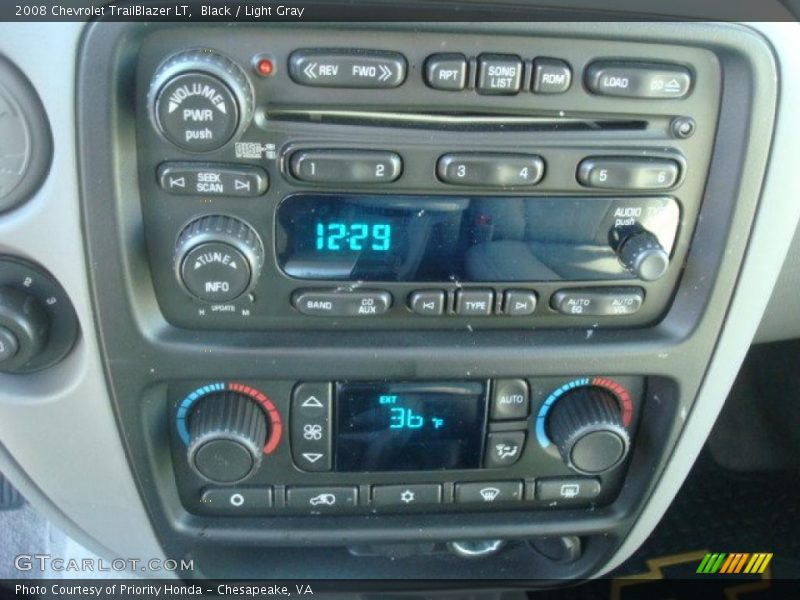 Black / Light Gray 2008 Chevrolet TrailBlazer LT