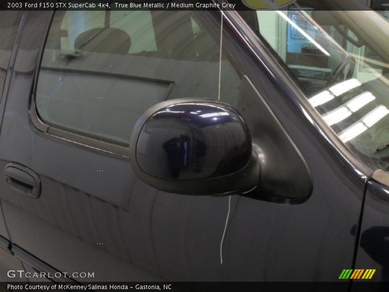 True Blue Metallic / Medium Graphite Grey 2003 Ford F150 STX SuperCab 4x4