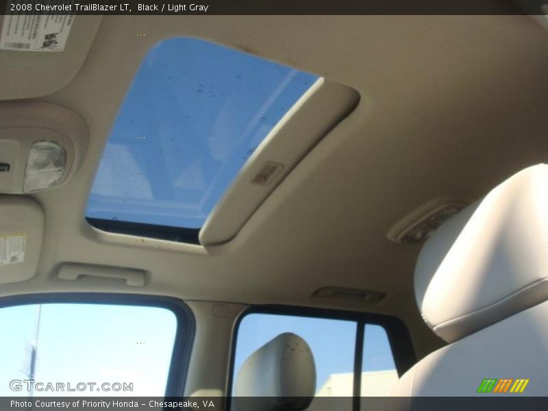 Black / Light Gray 2008 Chevrolet TrailBlazer LT