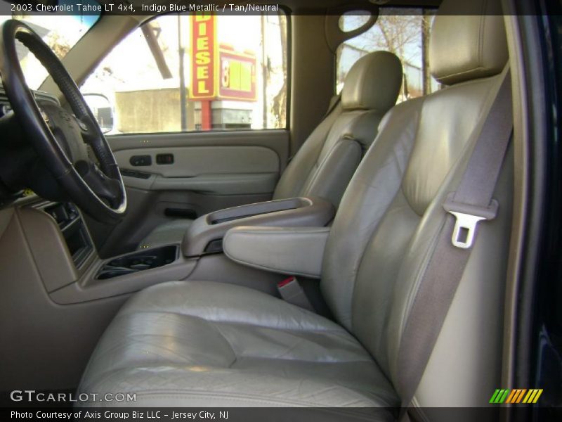 Indigo Blue Metallic / Tan/Neutral 2003 Chevrolet Tahoe LT 4x4