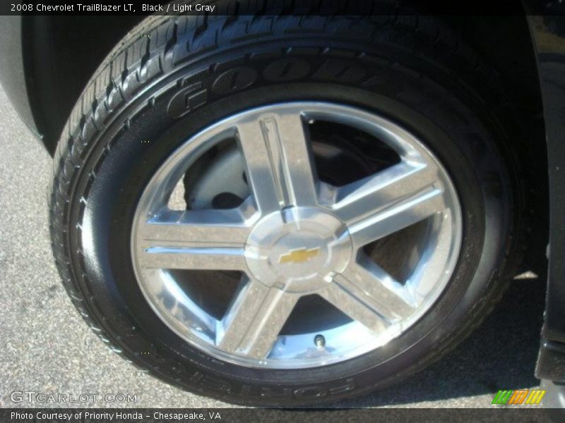 Black / Light Gray 2008 Chevrolet TrailBlazer LT