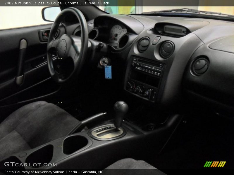 Chrome Blue Pearl / Black 2002 Mitsubishi Eclipse RS Coupe