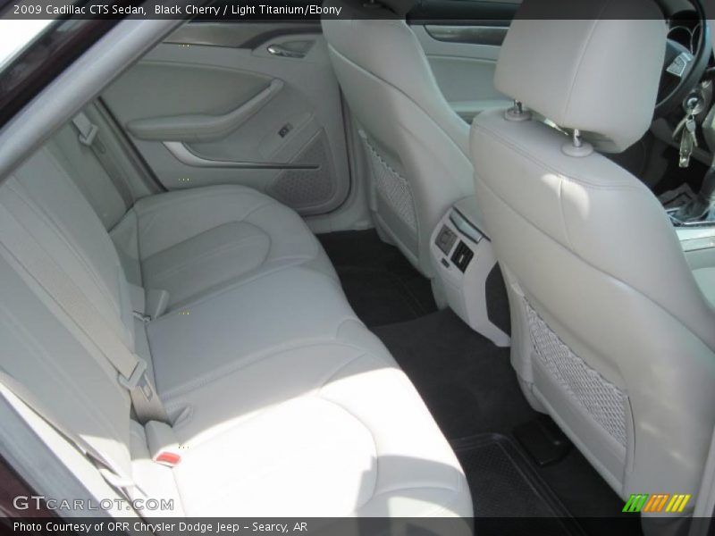 Black Cherry / Light Titanium/Ebony 2009 Cadillac CTS Sedan