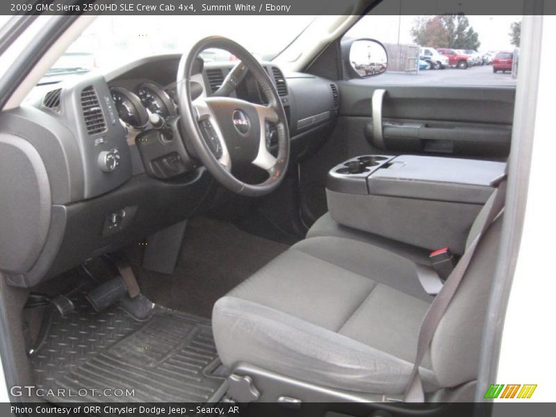 Summit White / Ebony 2009 GMC Sierra 2500HD SLE Crew Cab 4x4