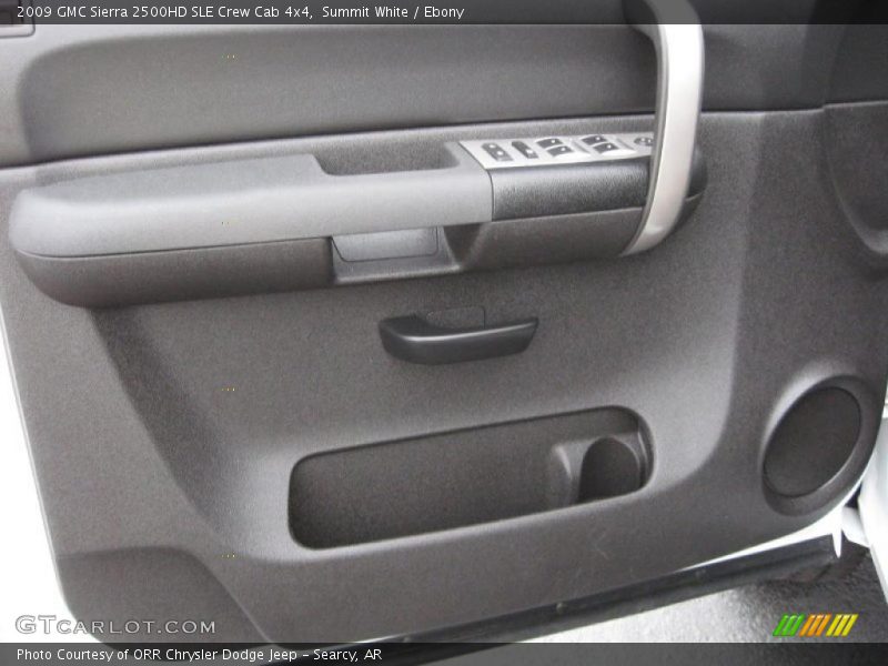 Summit White / Ebony 2009 GMC Sierra 2500HD SLE Crew Cab 4x4