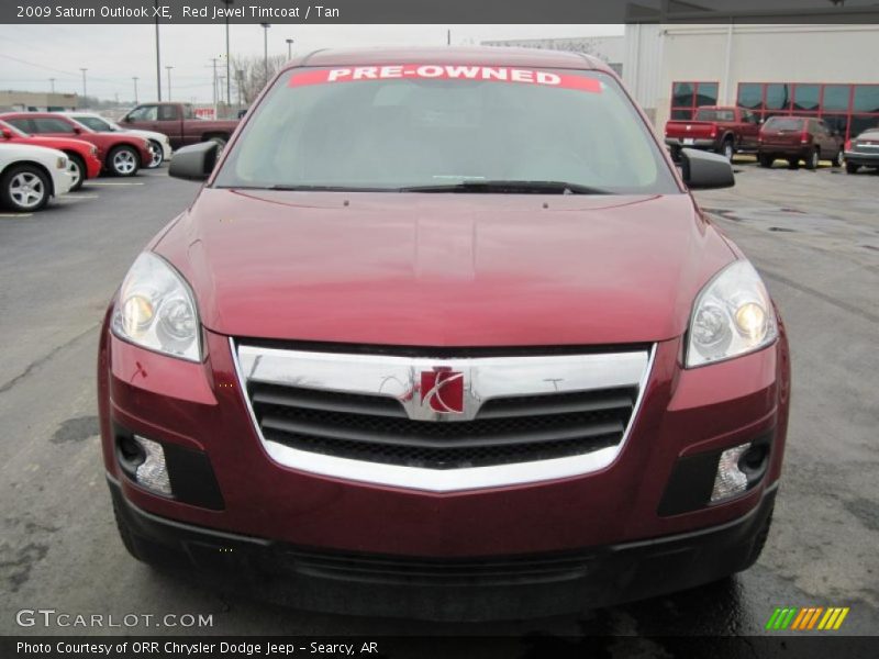 Red Jewel Tintcoat / Tan 2009 Saturn Outlook XE