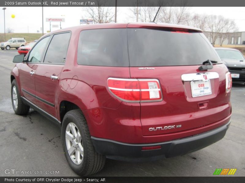 Red Jewel Tintcoat / Tan 2009 Saturn Outlook XE