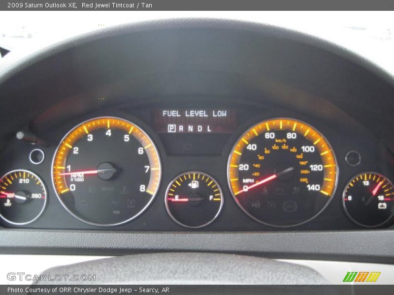  2009 Outlook XE XE Gauges