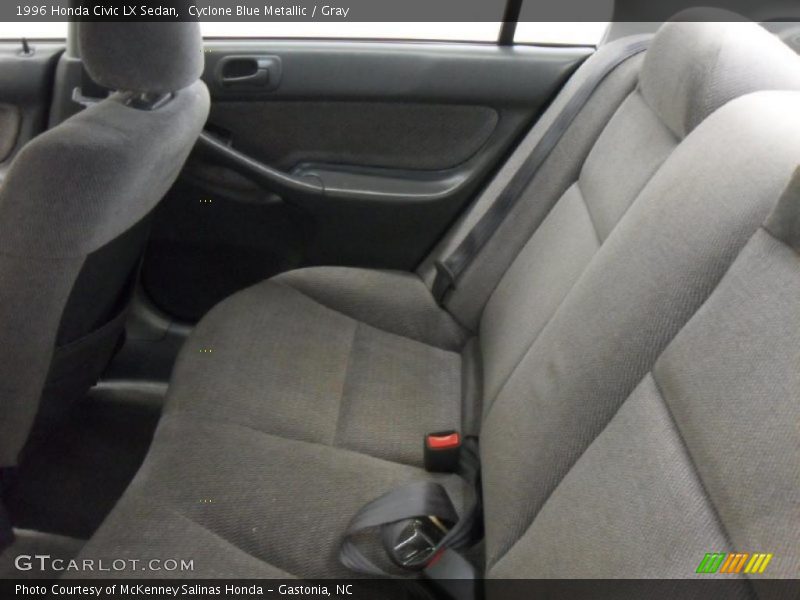 Cyclone Blue Metallic / Gray 1996 Honda Civic LX Sedan